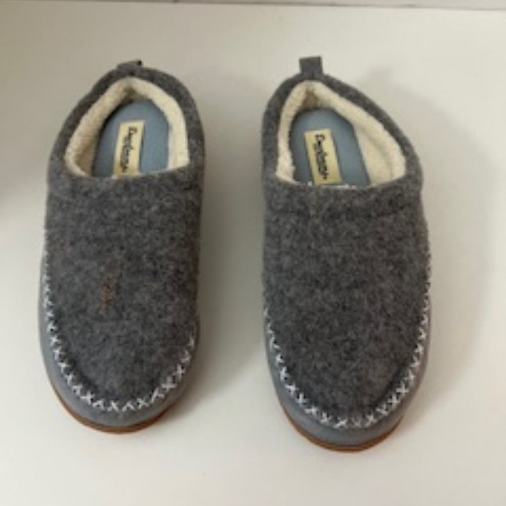 Dearfoams Mixed Material Clog Slippers Women's Small (5-6M)